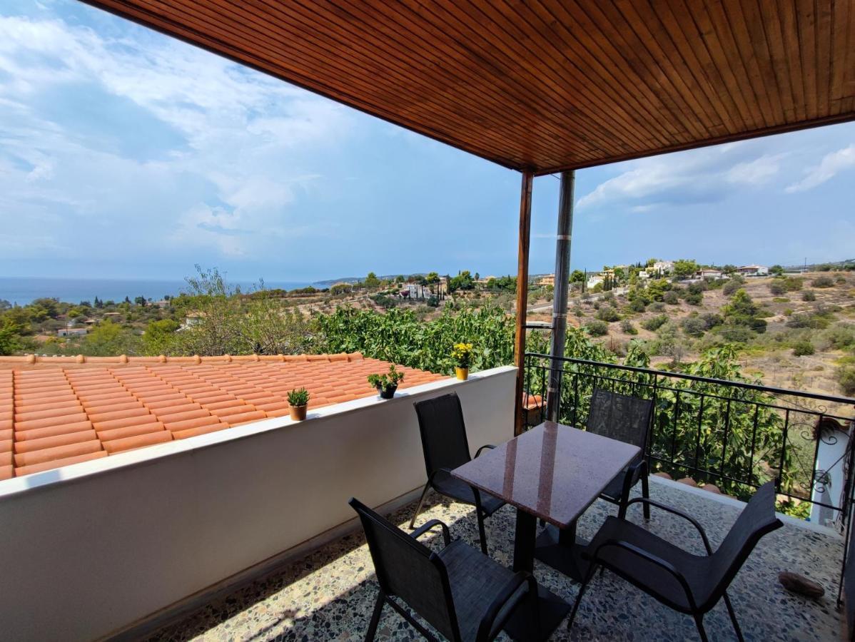 Thomas View Εξοχικό Σπίτι Με Θέα Στη Θάλασσα Pórto Héli Kültér fotó